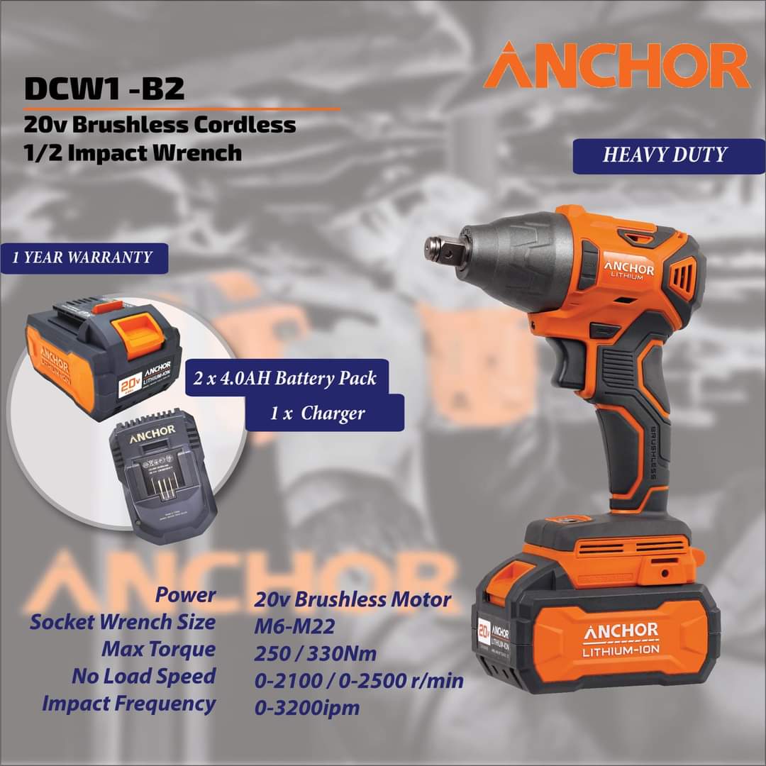 DCW1-B2 Impact Wrench 330NM