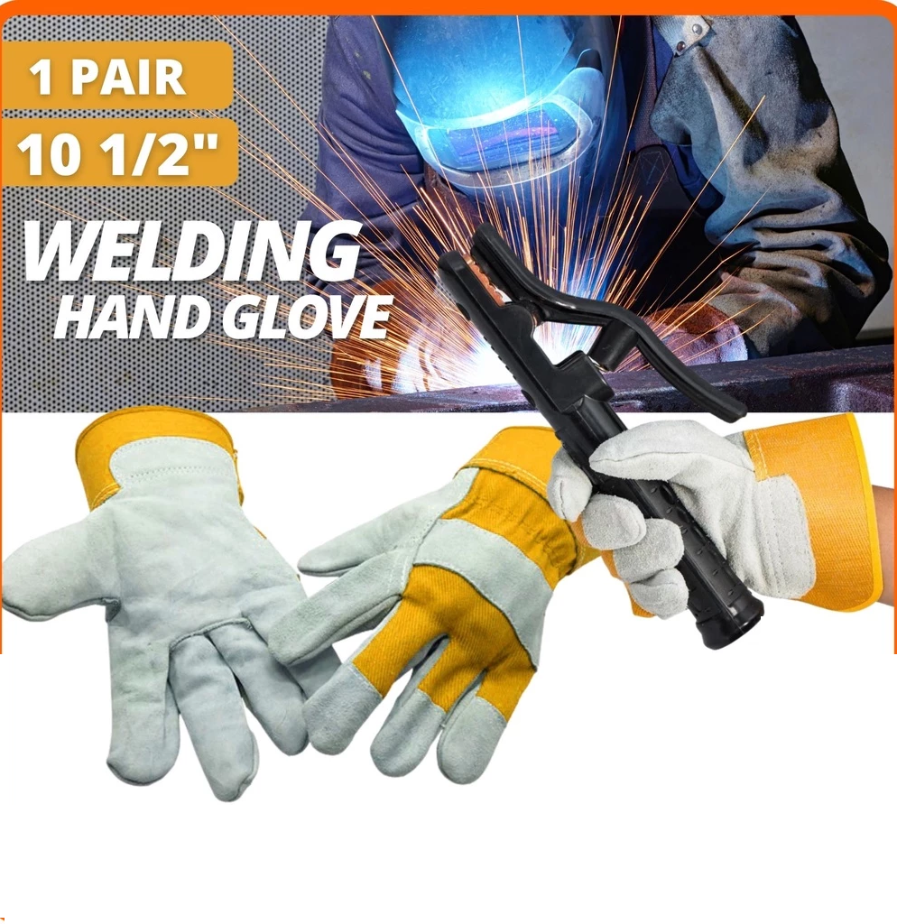 Semi Leather Welding Glove